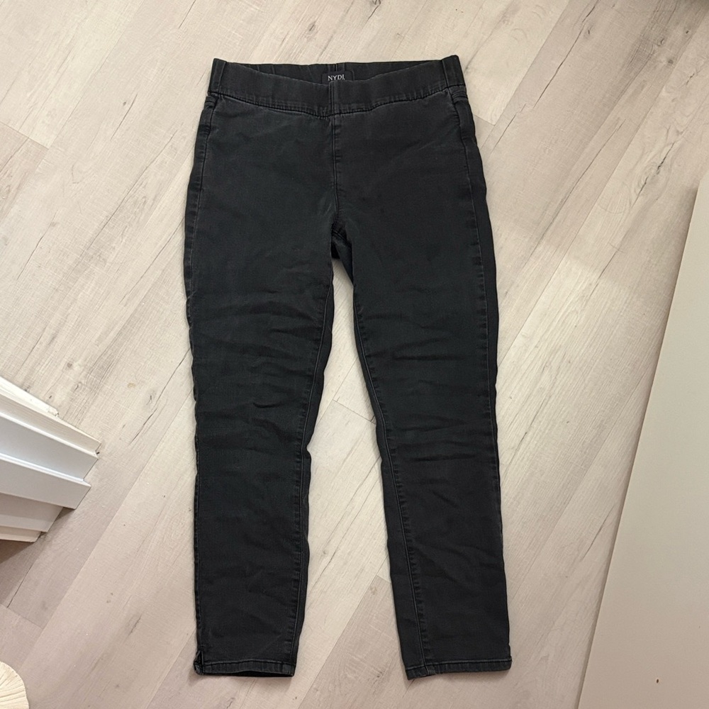 NYDJ Black Skinny Pull-On Jeans